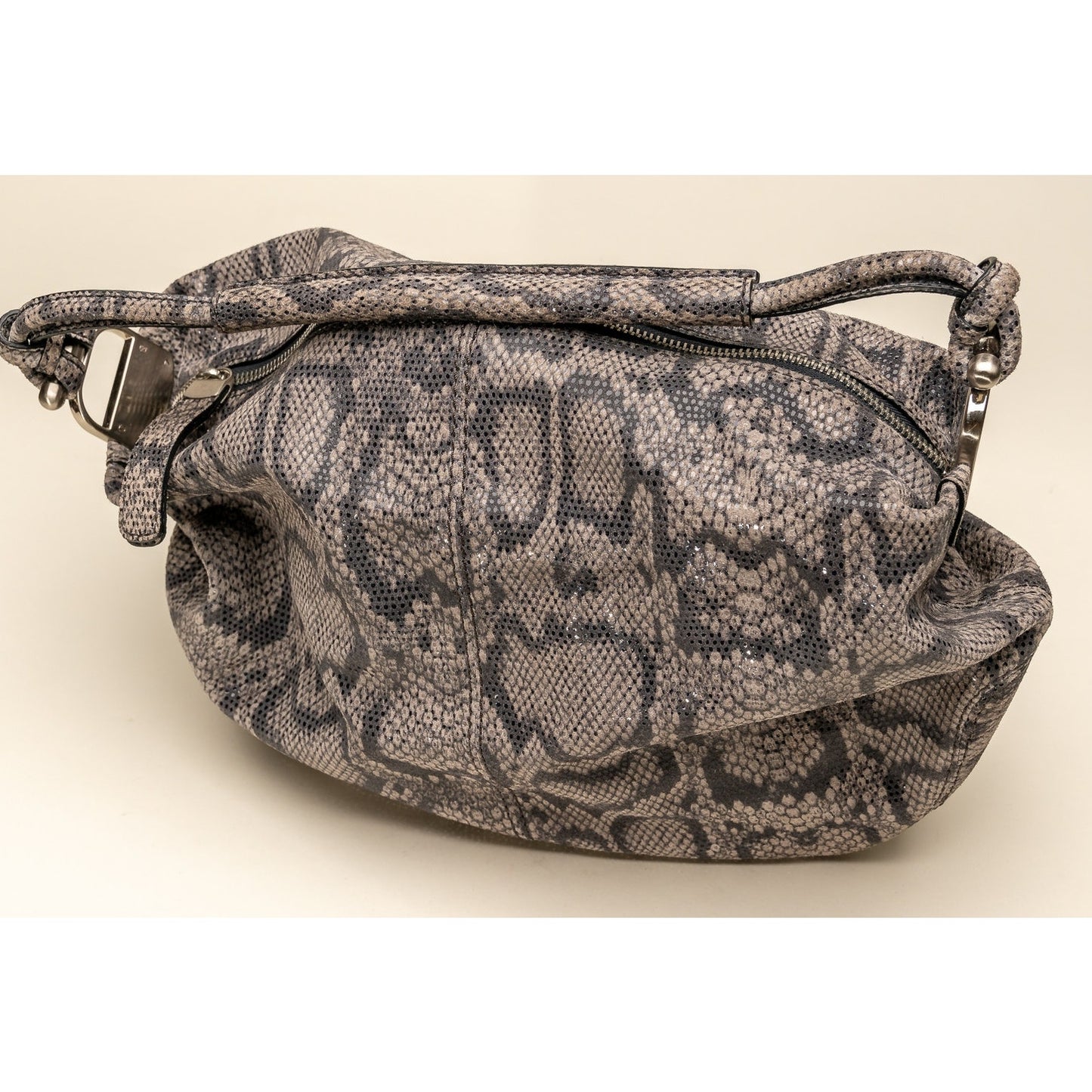 Banana Republic Leather Snakeskin print Hobo Purse