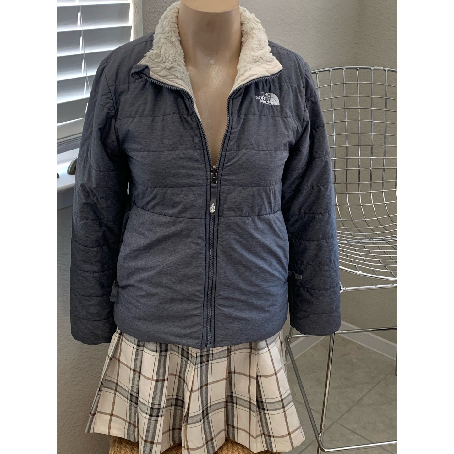 The North Face Mossbud Reversible Coat - Girls sz L 14/16