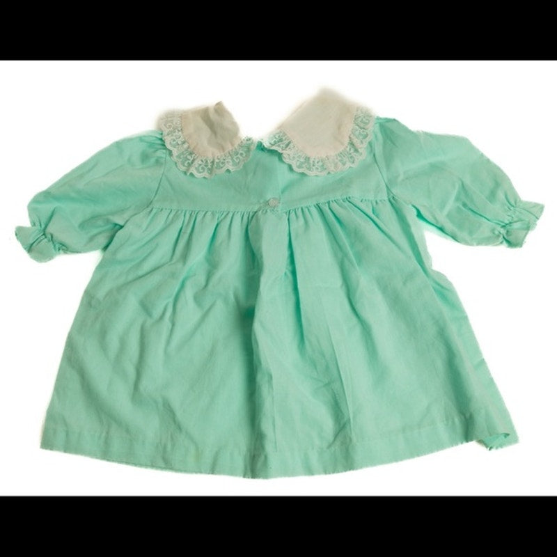 Vintage 70/80s New York Kids Mint Green Dress - 18 Mths