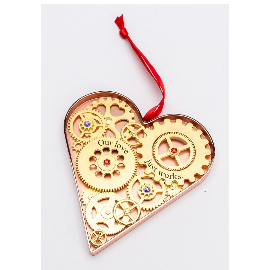 Hallmark "Love Just Works" Gears Holiday Ornament 2020