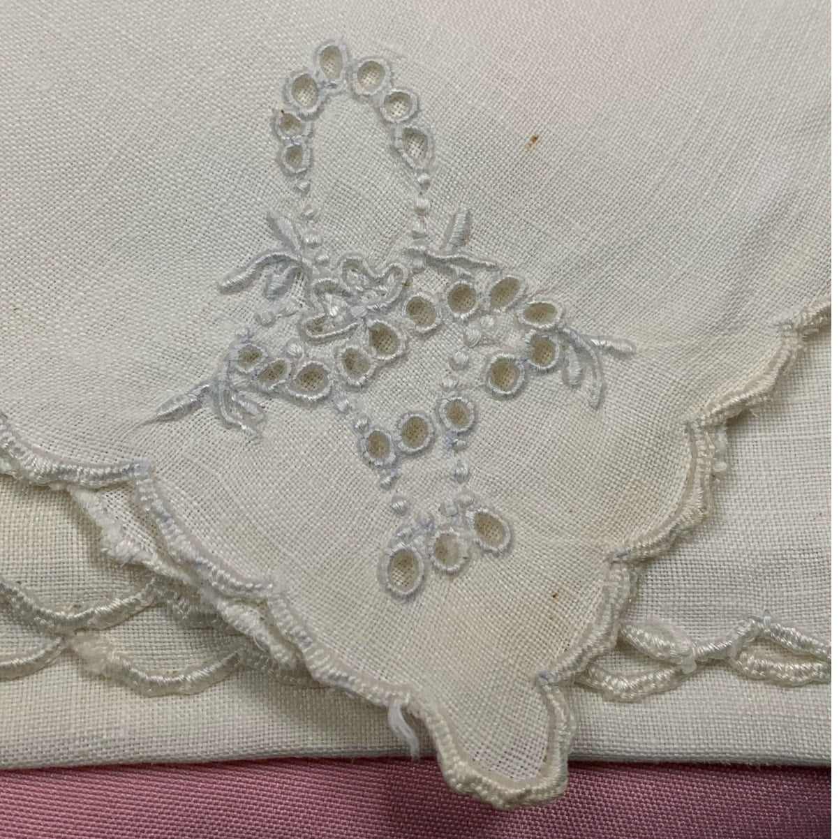 Vintage 1950's Real Madeira hand embroidered napkins - 6 total