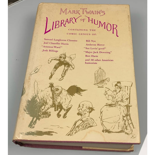 Mark Twain's Library of Humor - 1969 - 707 pages of gold - Hardcover