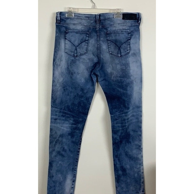 Calvin Klein Men's Slouchy Skinny Acid wash jeans sz 32