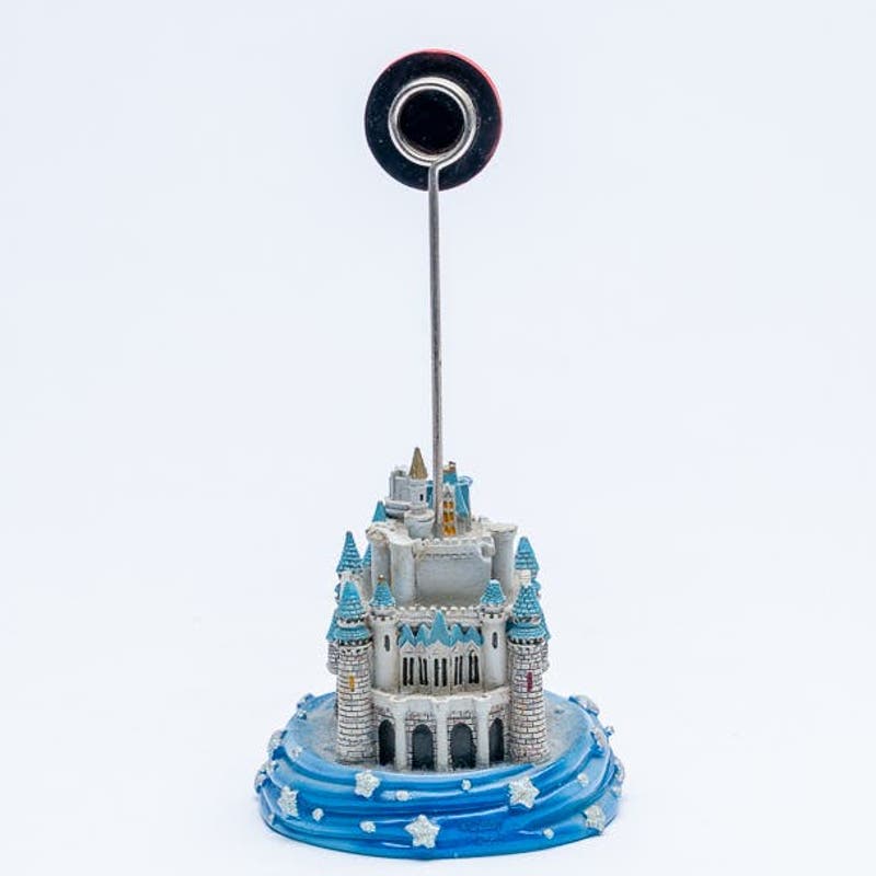 Disney Castle With Mickey Mouse Photo and Note Holder "Where magic lives"