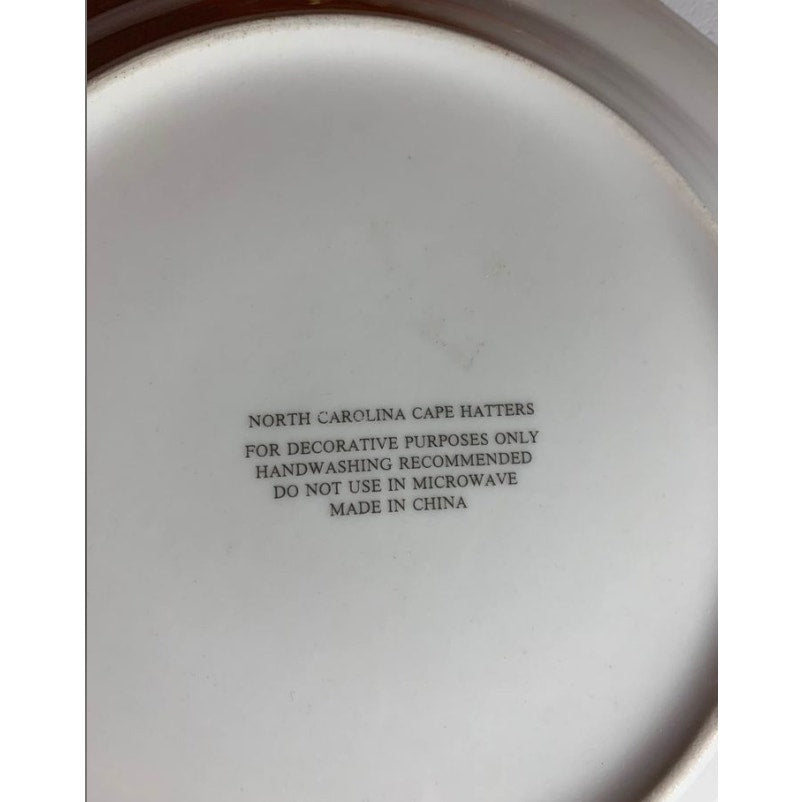 8" Decorative plate featuring North Caroline's Cape Hatters.