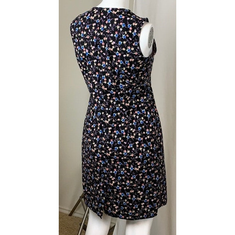 Women’s Coco Bianco floral spring shift dress sz 12