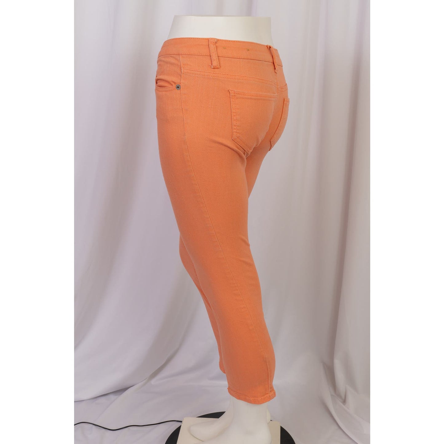 Jr's Orange dream Mossimo capri cut skinny jeans size 3