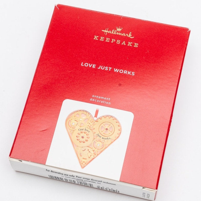 Hallmark "Love Just Works" Gears Holiday Ornament 2020