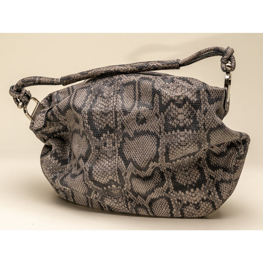 Banana Republic Leather Snakeskin print Hobo Purse