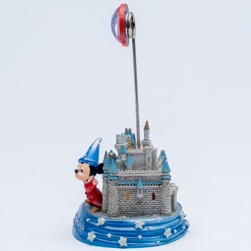 Disney Castle With Mickey Mouse Photo and Note Holder "Where magic lives"