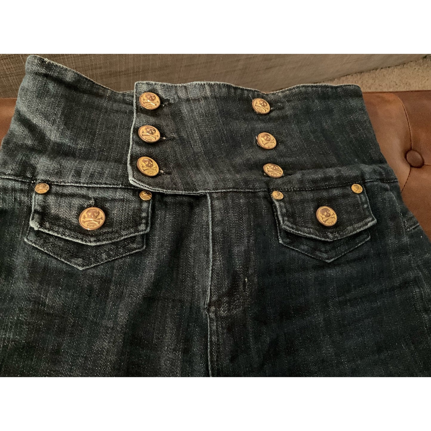 Vintage 90's YnQ High waisted Sexy pin-up Sailor shorts sz 7