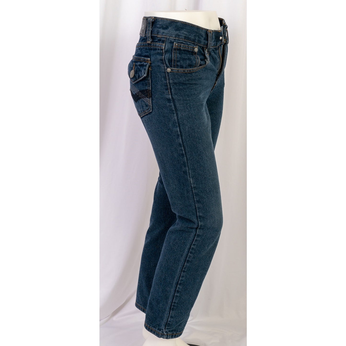 Agile Jeans Dark Blue Denim Women's Jrs Size 14