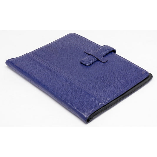 BODHI Italian Leather Carrying Case Tab Easel for iPad in Purple