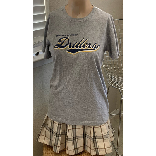 Dripping Springs Drillers grey sports tshirt sz M