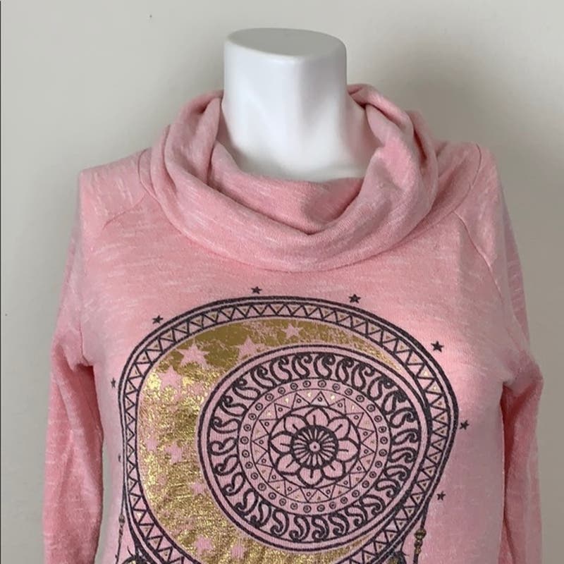 Southwestern pink Dreamcatcher lightweight pullover sz Small