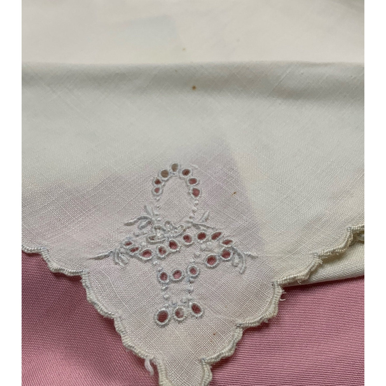 Vintage 1950's Real Madeira hand embroidered napkins - 6 total