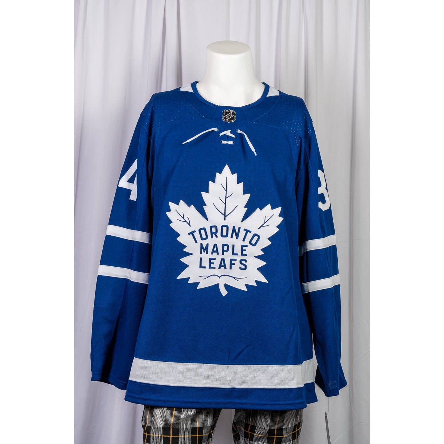 Men's Toronto Maple Leafs Auston Matthews Adidas Home Primegreen Authentic SZ 52