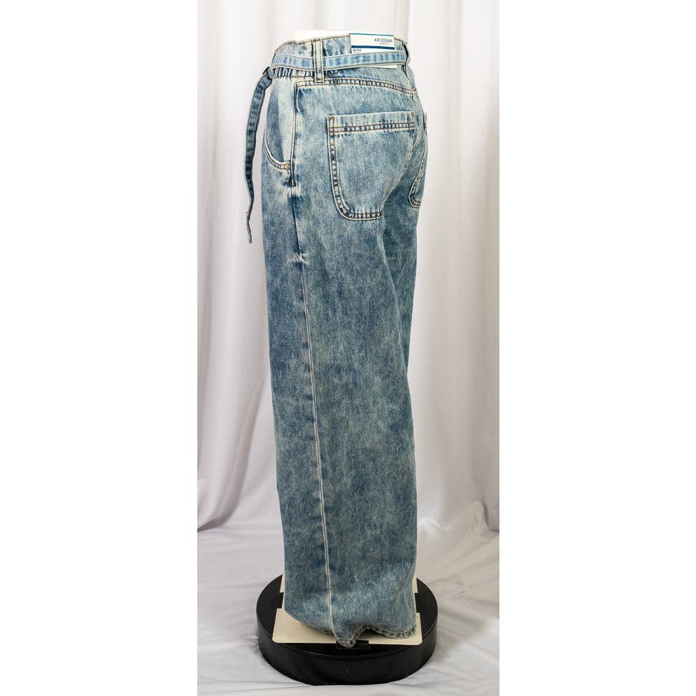 Arizona Jeans Wide Legged high rise slouchy fit sz 7 jeans NWT