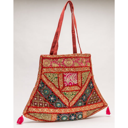 Boho Stylo Embroidered Bohemian tote bag