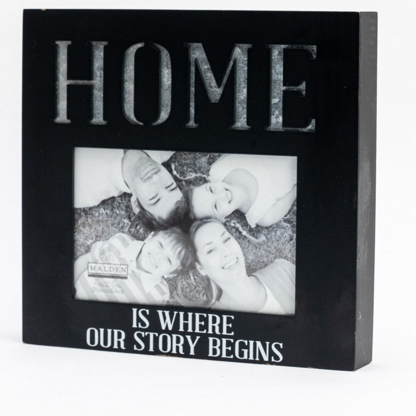 Home is where our story begins - picture frame by Malden - 4x6