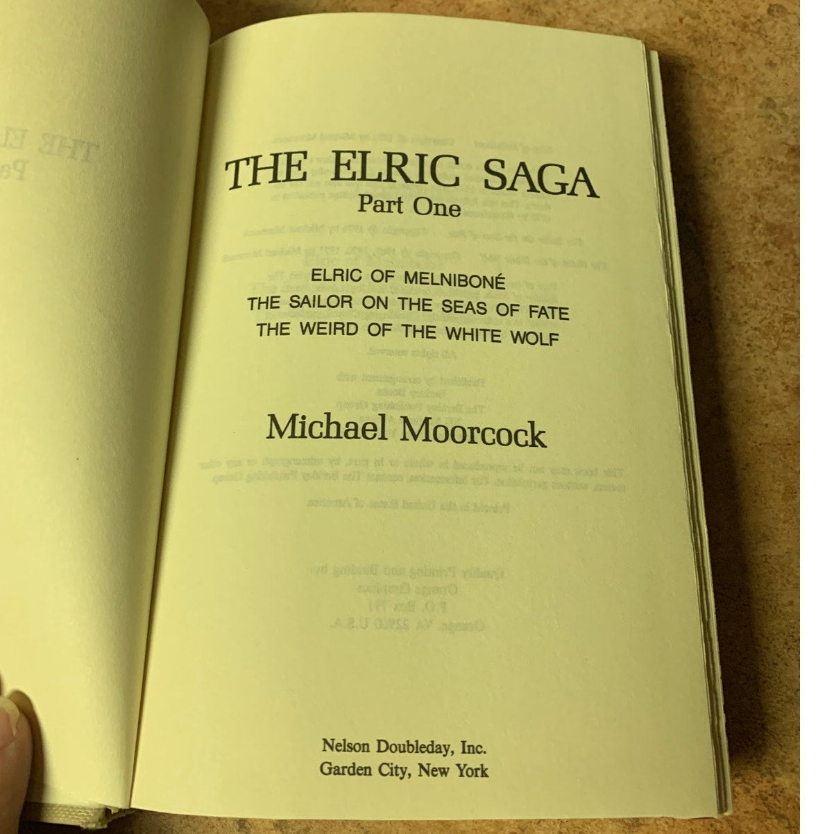 The Elric Saga: Part 1, Hardcover NO ISBN - Michael Moorcock