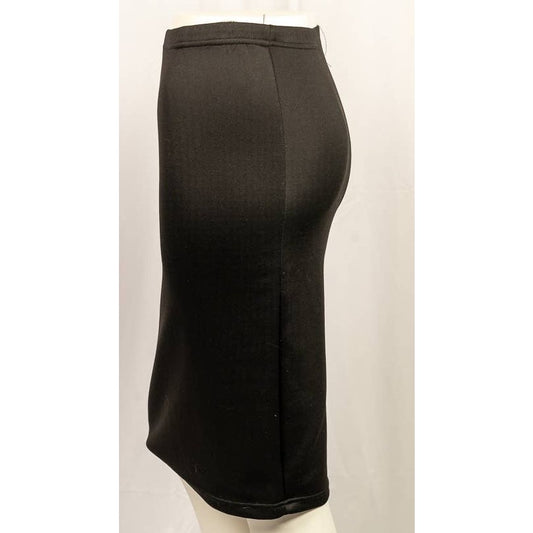 Y2K Hot Kiss black spandex pencil skirt sz S