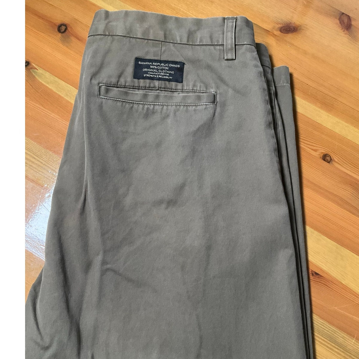 Vintage Y2K Banana Republic baggy fit "Gavin" Chinos sz 35/30