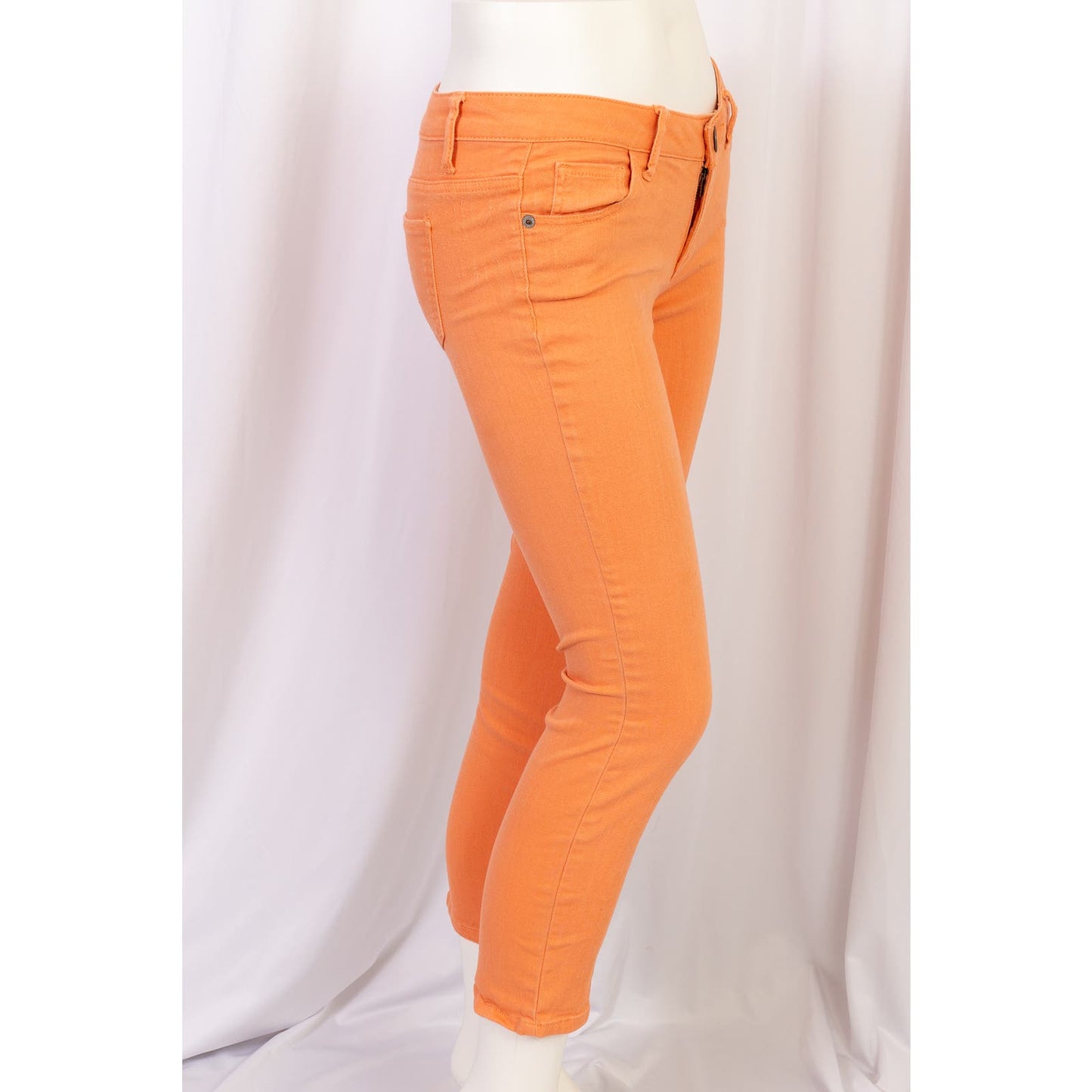 Jr's Orange dream Mossimo capri cut skinny jeans size 3