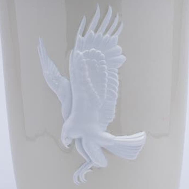 Vintage HUTSCHENREUTHER Hohenberg German Mid-Century Porcelain Eagle Vase