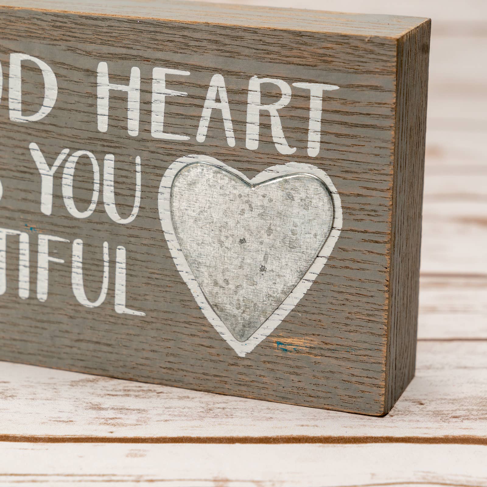 Wall Decor - A good heart keeps you beautiful - Magically Funky Austin Resale & Thrift