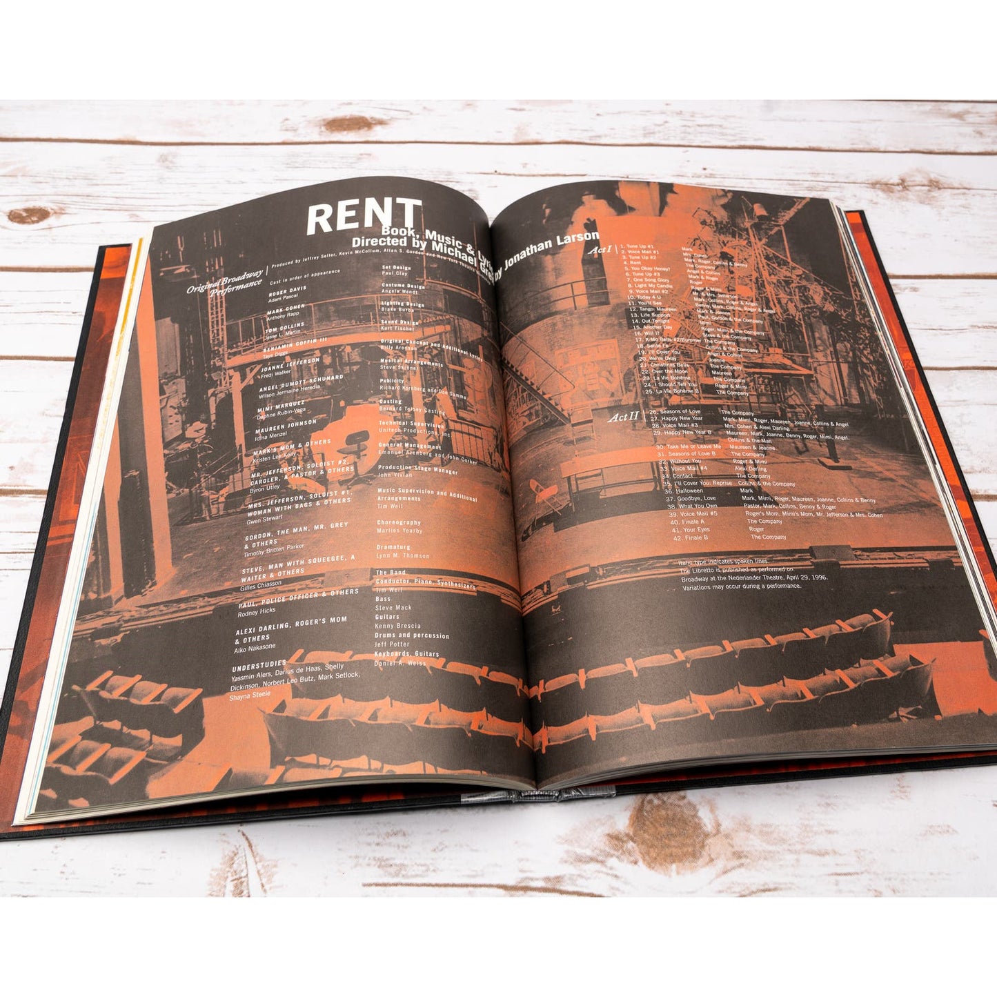 Rent - Behind the curtain view - Unique Hardcover Coffee Table Book