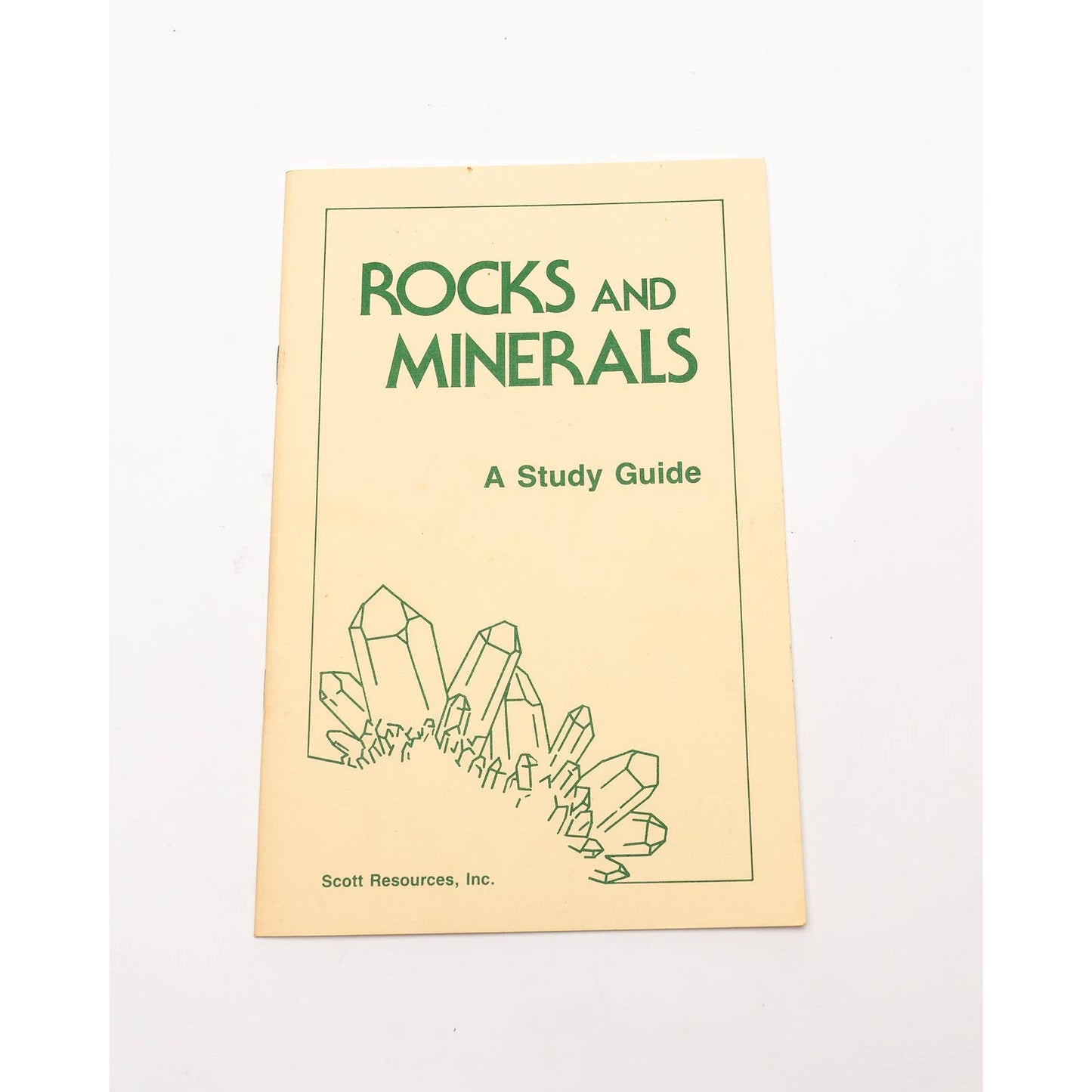 Rocks and minerals: a study guide. By Charles O. Scott 1985 - Magically Funky Austin Resale & Thrift