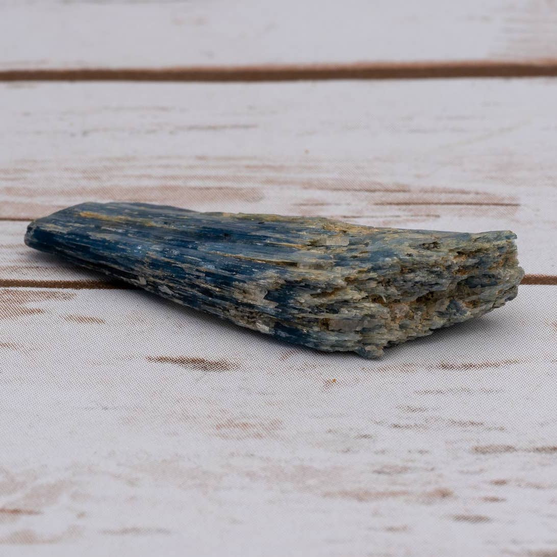 Blue kyanite in Quartz Crystal Specimen - Magically Funky Austin Resale & Thrift