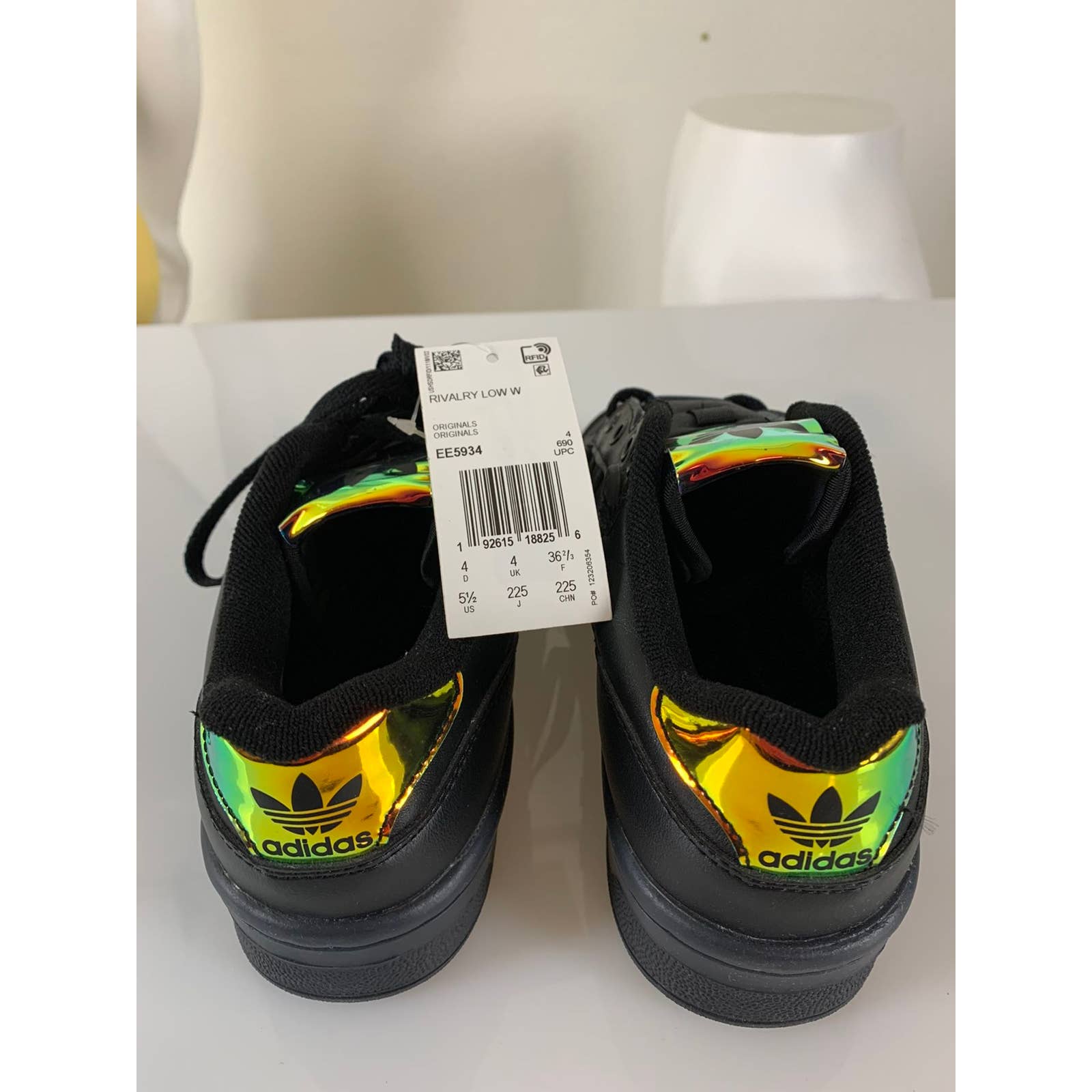 Adidas hologram Rivalry low top sneakers limited edition 5.5 - Magically Funky Austin Resale & Thrift