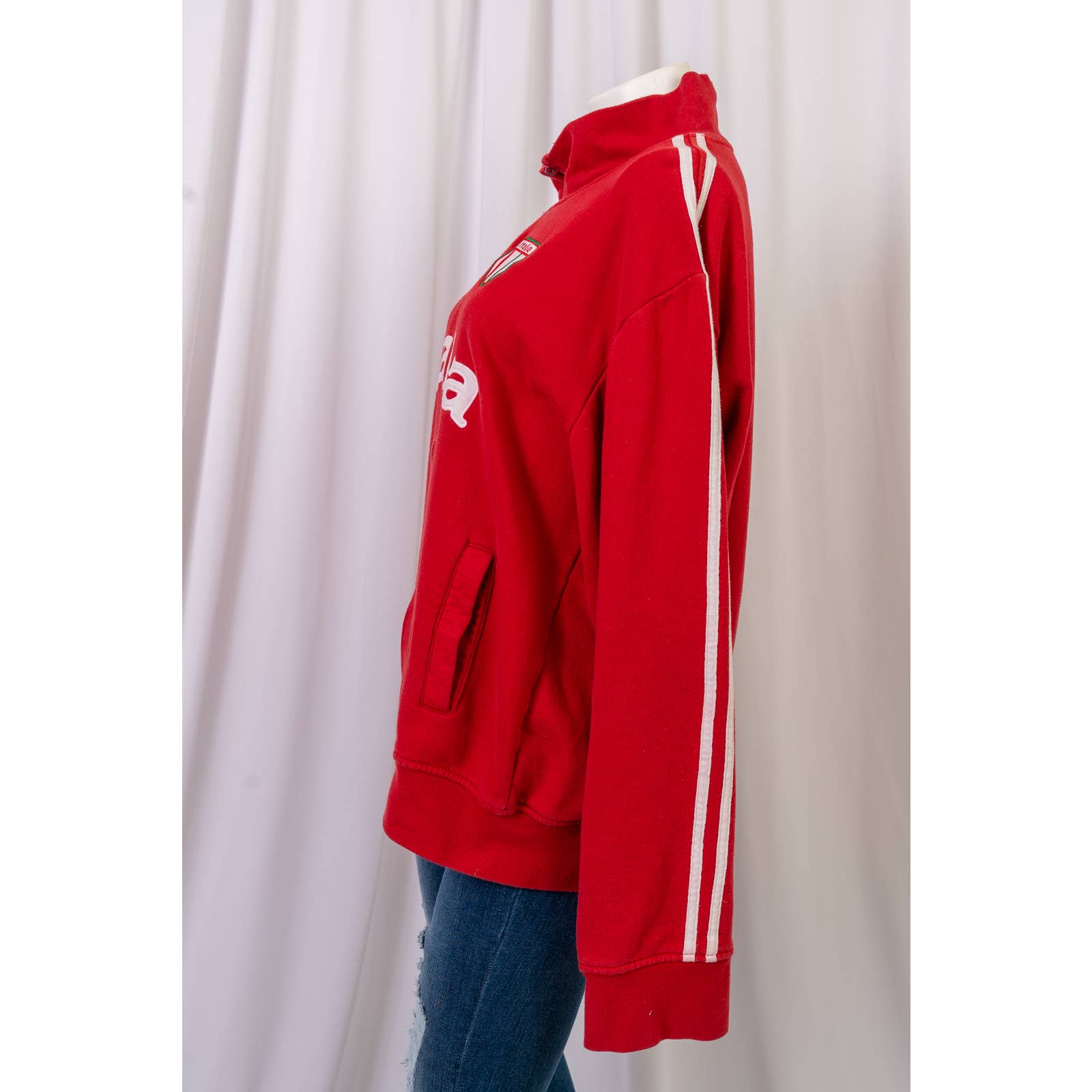 Machine NY Sportswear Italia fleece zip jacket sz XL - Magically Funky Austin Resale & Thrift