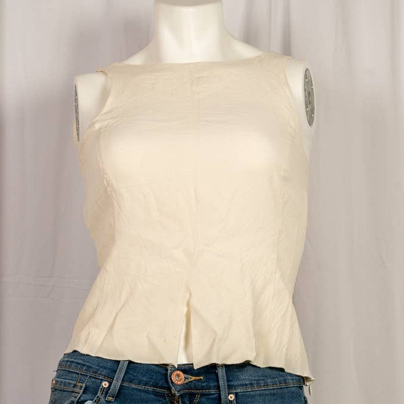 Vintage 1973 Emporio Armani Star cut out top sz 42