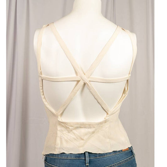 Vintage 1973 Emporio Armani Star cut out top sz 42