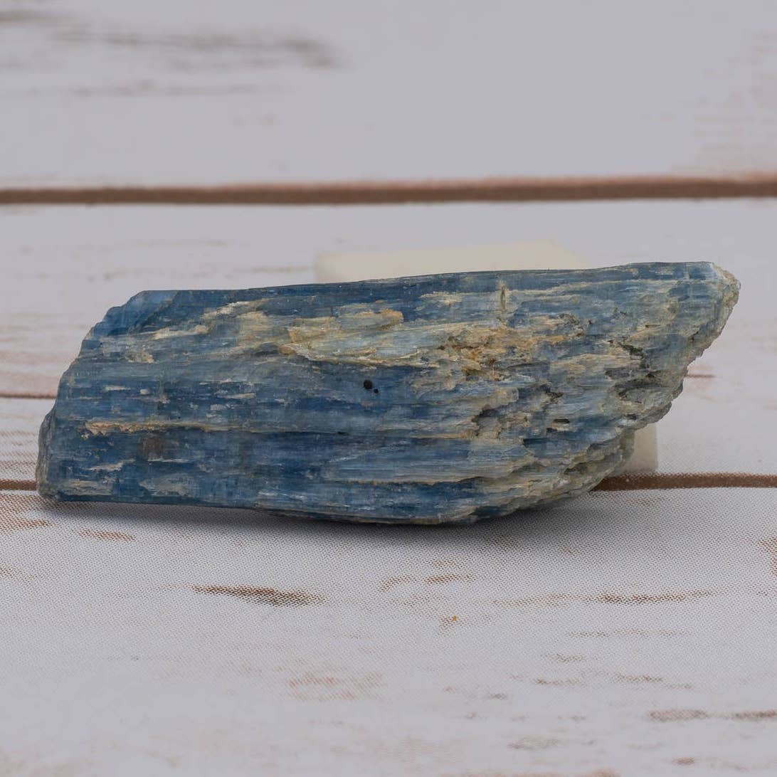 Blue kyanite in Quartz Crystal Specimen - Magically Funky Austin Resale & Thrift