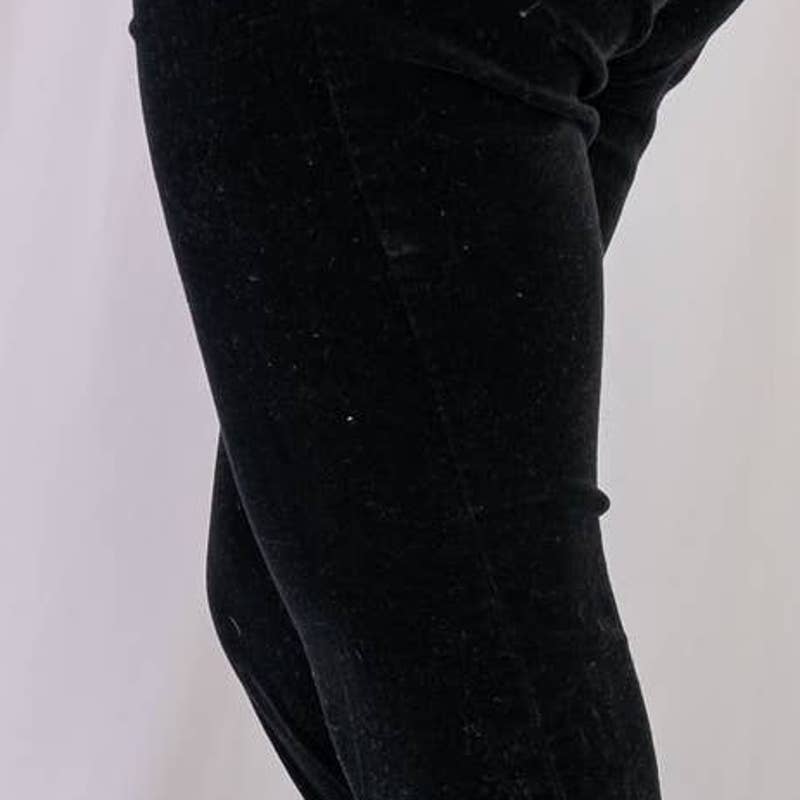 Ann Taylor Loft women's black velvet maternity jeans size 0M - Magically Funky Austin Resale & Thrift