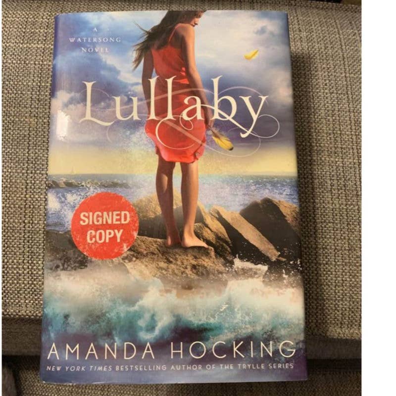 Lullaby (Watersong #2) Signed copy - Amanda Hocking - Magically Funky Austin Resale & Thrift