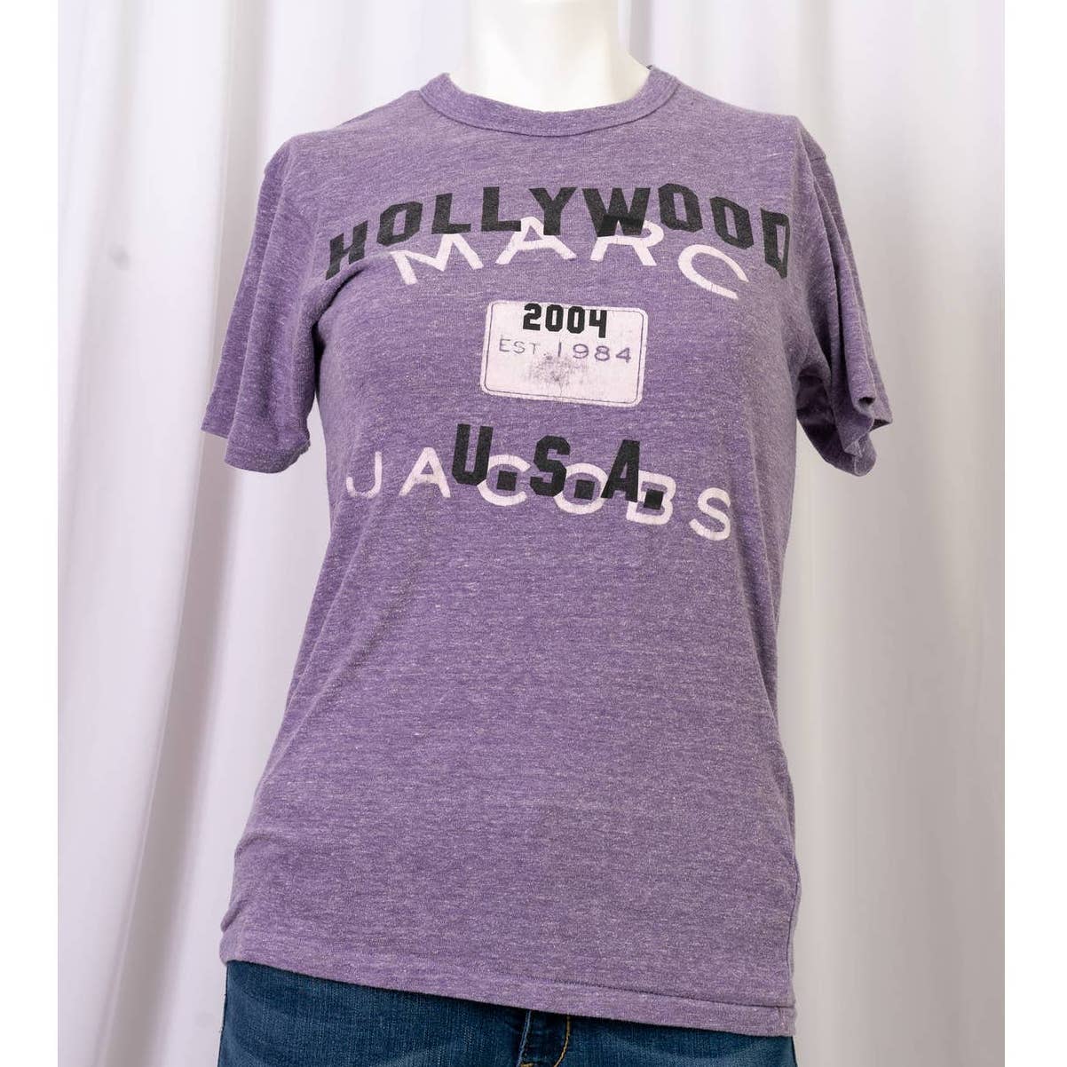 Marc Jacobs - Purple Hollywood tshirt sz Small - Magically Funky Austin Resale & Thrift